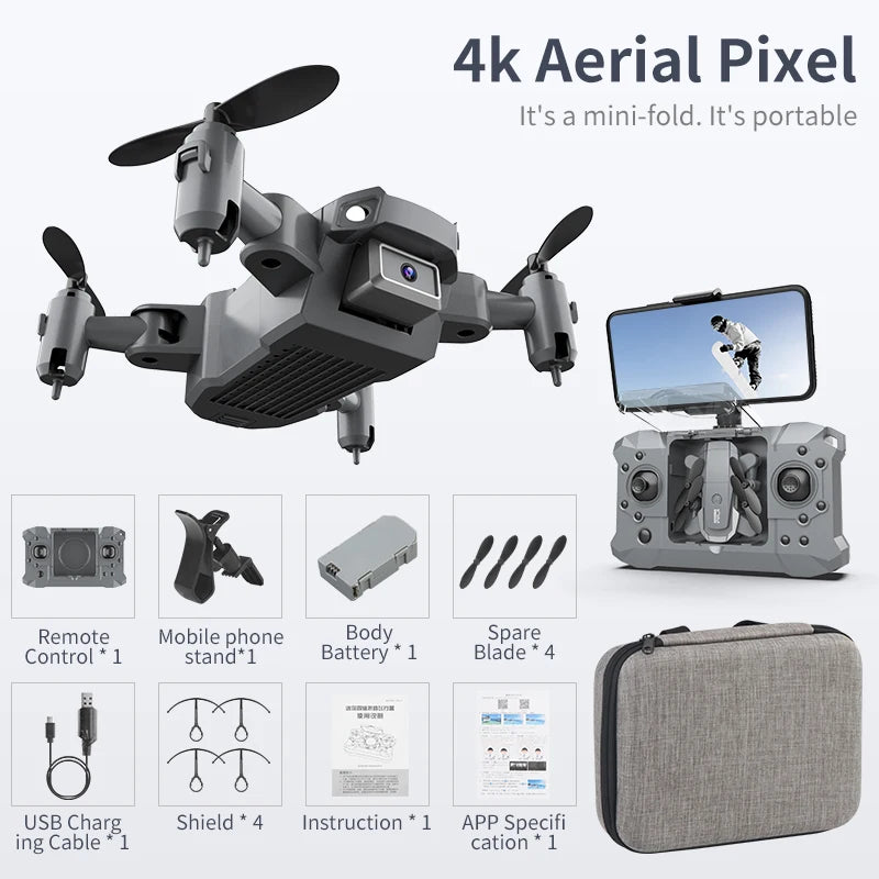 Zenexio™ Ultra-Fold 8K Professional Drone - Obstacle Avoidance Edition